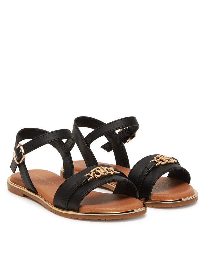 Tommy Hilfiger Sandály Tommy Hilfiger T3A2-33778-0326 M Černá