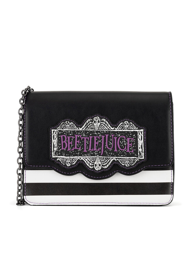 BEETLEJUICE Handtasche BEETLEJUICE ACCCS-AW24-322WBBJ Schwarz