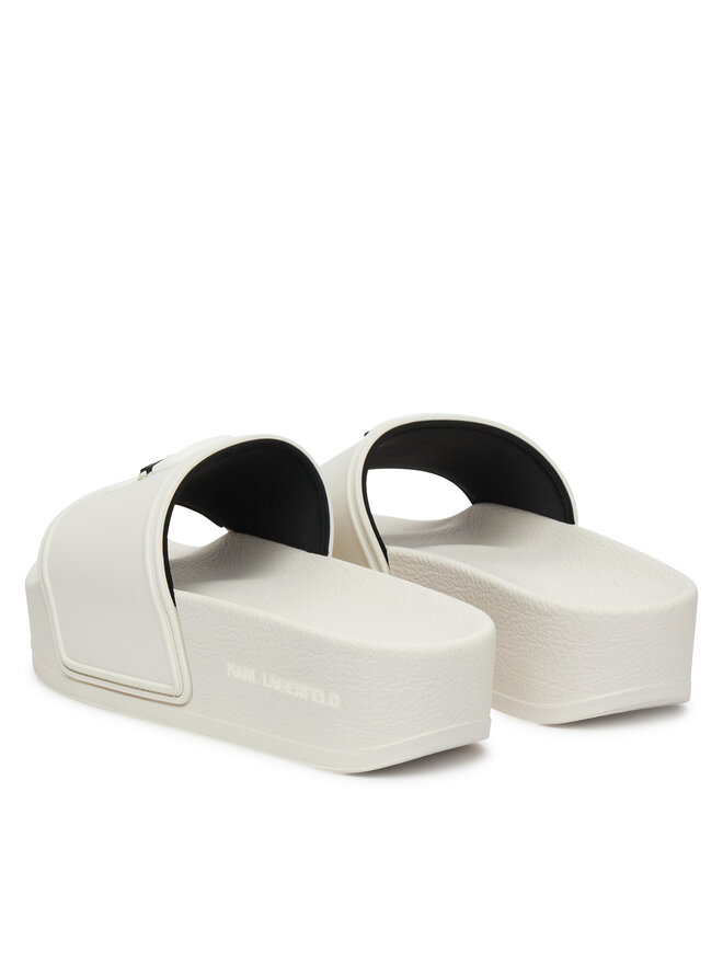 KARL LAGERFELD Şlapi KARL LAGERFELD Kondo Maxi KL80805A Alb