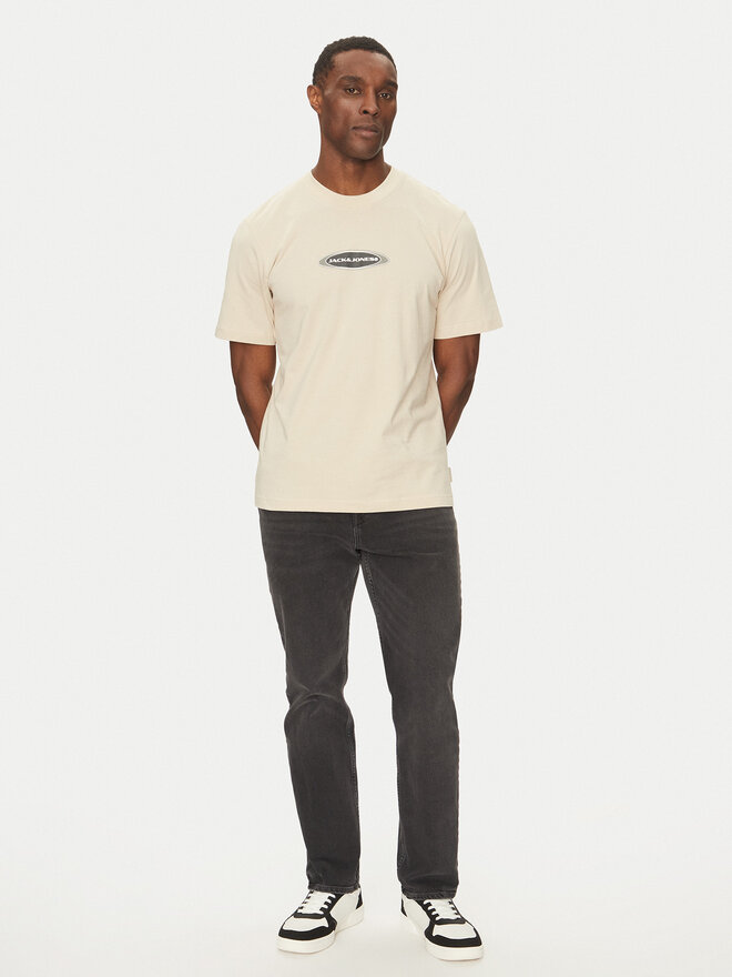 Jack&Jones Jack&Jones Marškinėliai Pacer 12273880 Smėlio Relaxed Fit