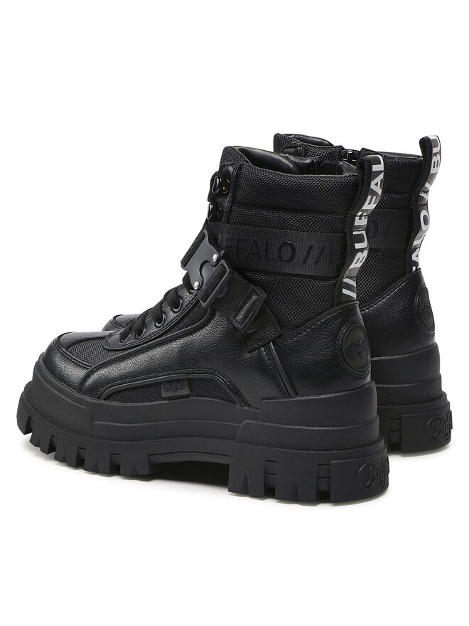 Buffalo Schnürschuhe Buffalo Aspha Com1 1622077 Schwarz