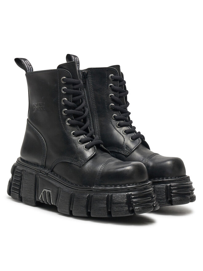 NEW ROCK Glany NEW ROCK M-NEWMILI083-S39 Czarny