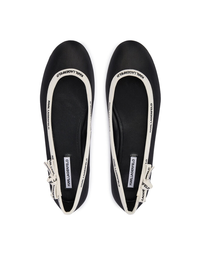 KARL LAGERFELD Балетки KARL LAGERFELD Karo KL40129 Чорний