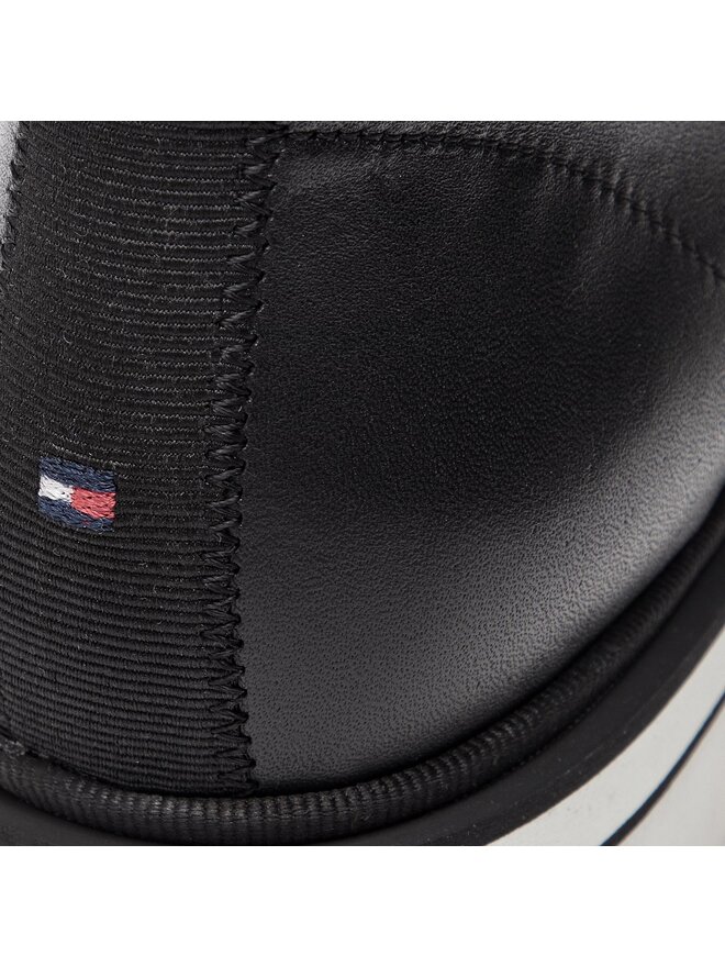 Tommy Hilfiger Schnürschuhe Tommy Hilfiger Sporty Feminine Boot FW0FW03984 Schwarz