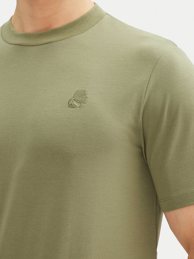 KARL LAGERFELD KARL LAGERFELD Camiseta 755750 552221 Verde Regular Fit