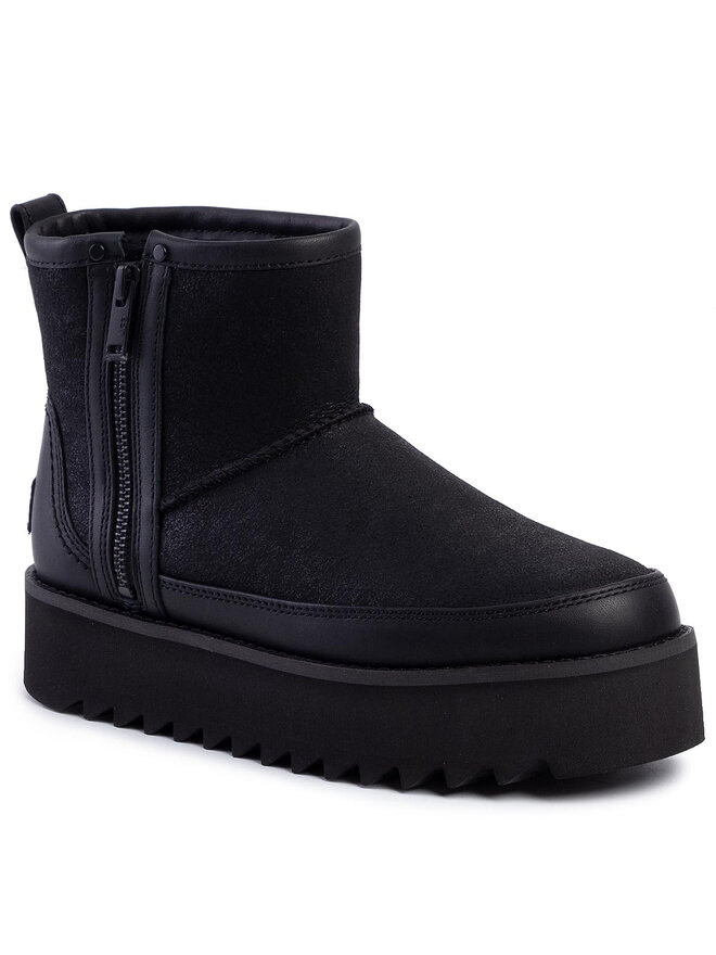 Ugg Снігоходи Ugg W Classic Rebel Biker Mini 1105314 Чорний