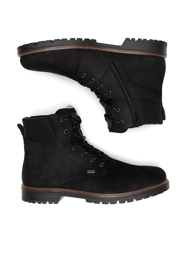 Rieker Schnürschuhe Rieker F3606-00 Schwarz