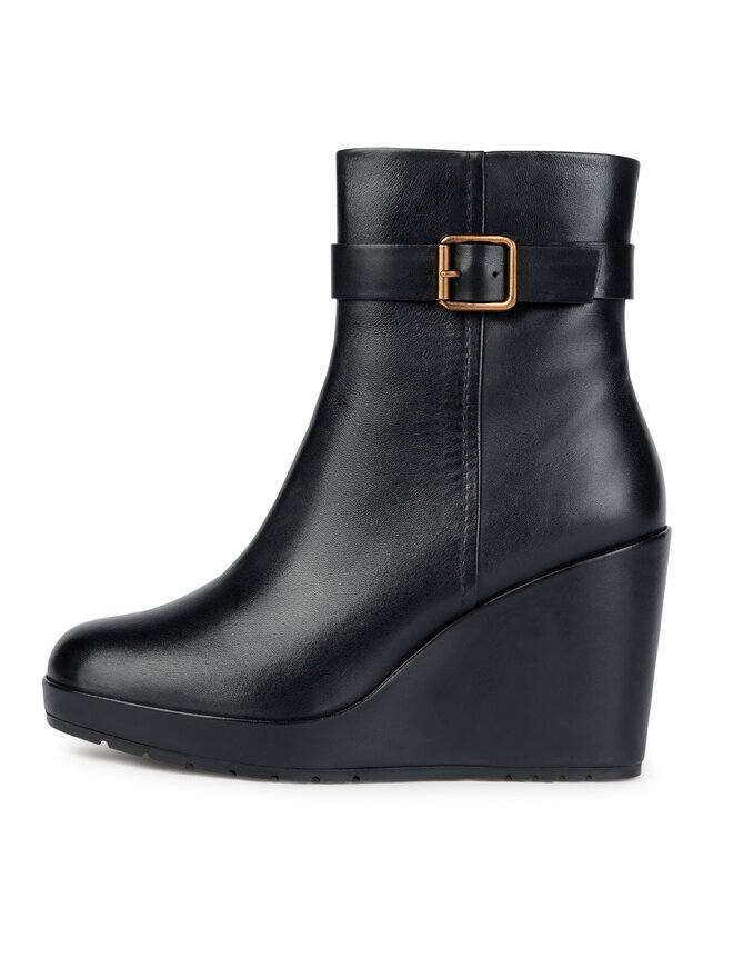 Geox Polokozačky Geox D Manilva D36VTC 00043 C9999 Černá