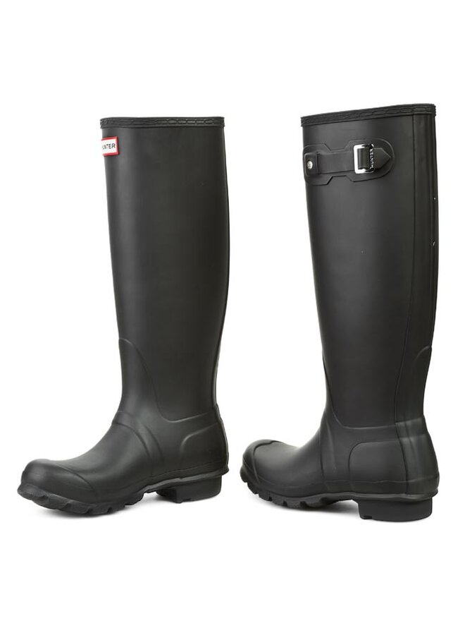 Hunter Гумени ботуши Hunter Womens Org Tall WFT1000RMA Черен