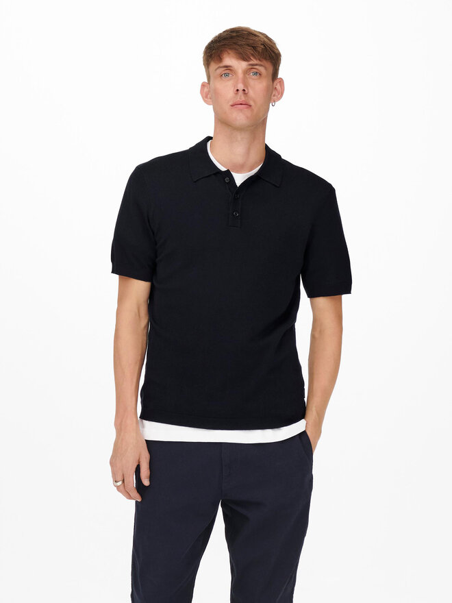 Only & Sons Only & Sons Poloshirt Wyler 22022219 Dunkelblau Regular Fit