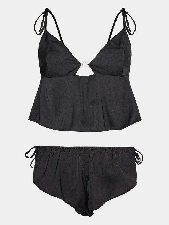 Bluebella Bluebella Πιτζάμα Nicole 42191 Μαύρο Regular Fit