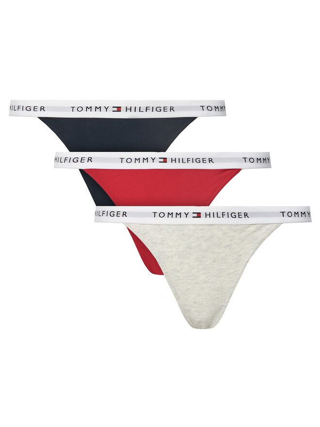 Tommy Hilfiger Tommy Hilfiger 3er-Set Stringtangas UW0UW05757 Bunt