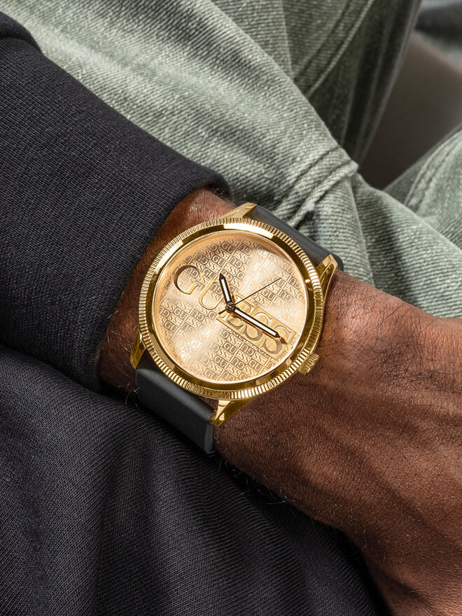 Guess Zegarek Guess GW0726G2 Czarny
