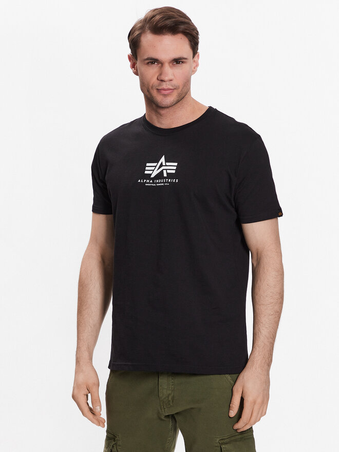 Alpha Industries Alpha Industries Camiseta Basic 118533 Negro Regular Fit