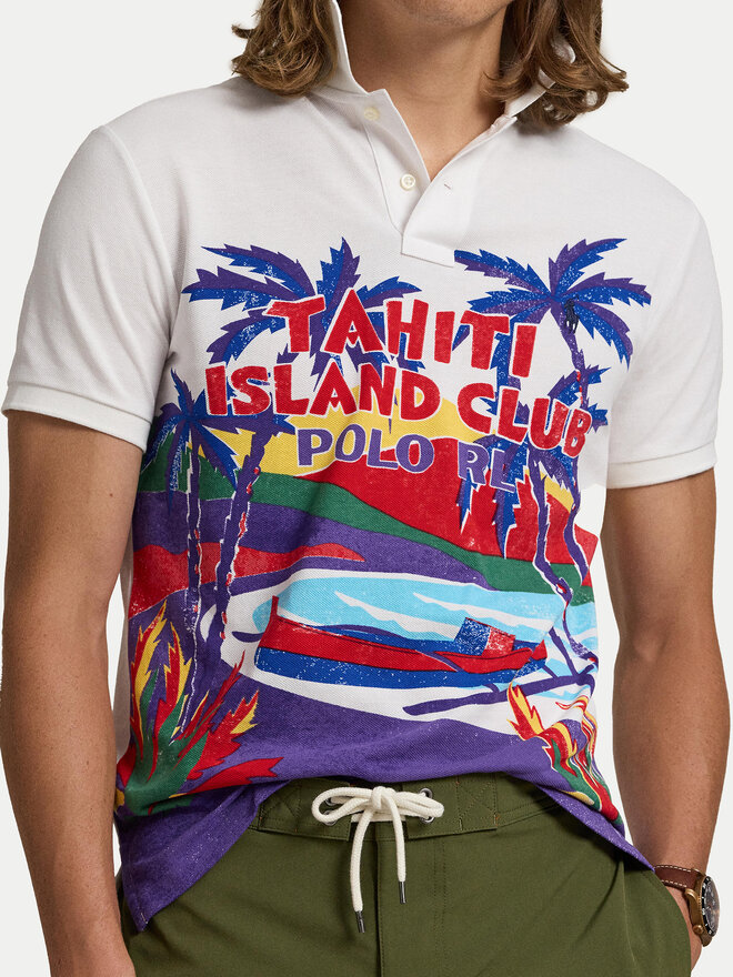 Polo Ralph Lauren Polo Ralph Lauren Polo 710958934001 Λευκό Custom Slim Fit
