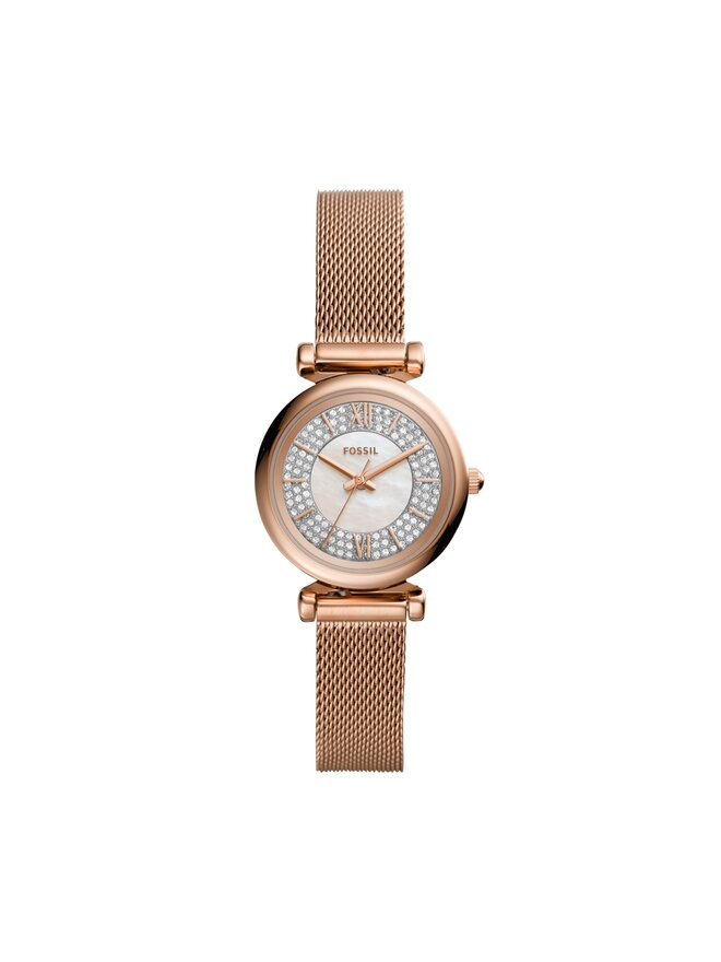 Fossil Uhr Fossil Carlie Mini ES4836 Goldfarben