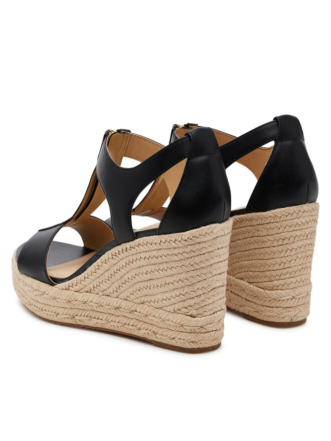 MICHAEL Michael Kors Espadrilles MICHAEL Michael Kors Barkley Leather 40R4BRMS1L Fekete