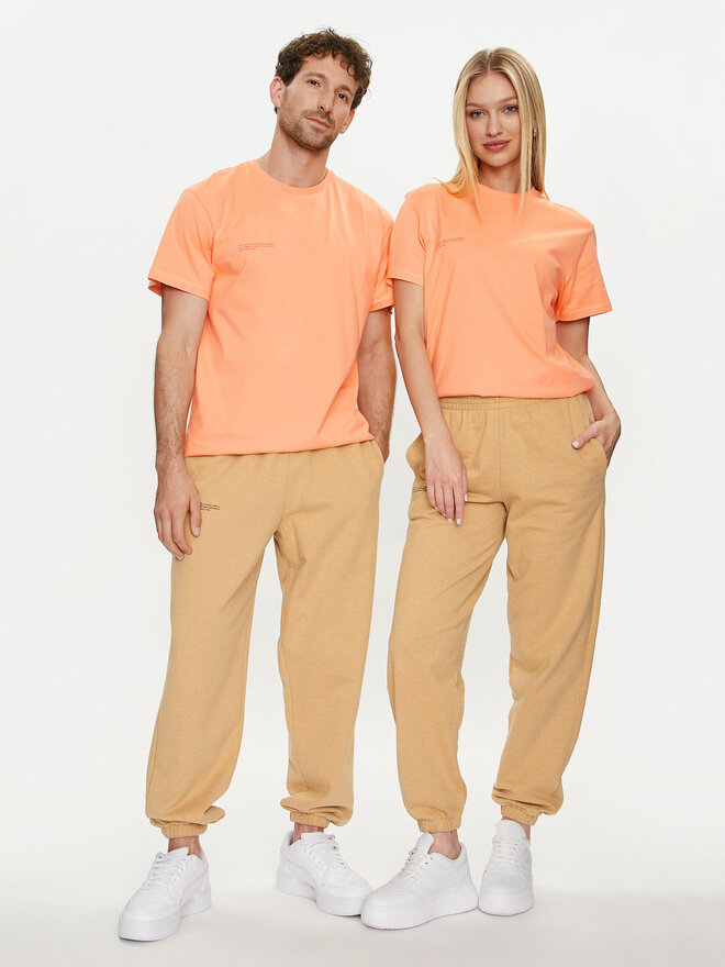 Pangaia Pangaia Póló Tropics 365 Midweight Narancssárga Regular Fit