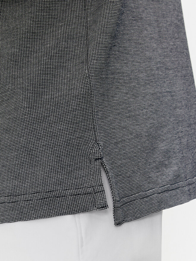 Tommy Hilfiger Tommy Hilfiger Polo Monotype Oxford Collar Reg Polo MW0MW34778 Gris Regular Fit