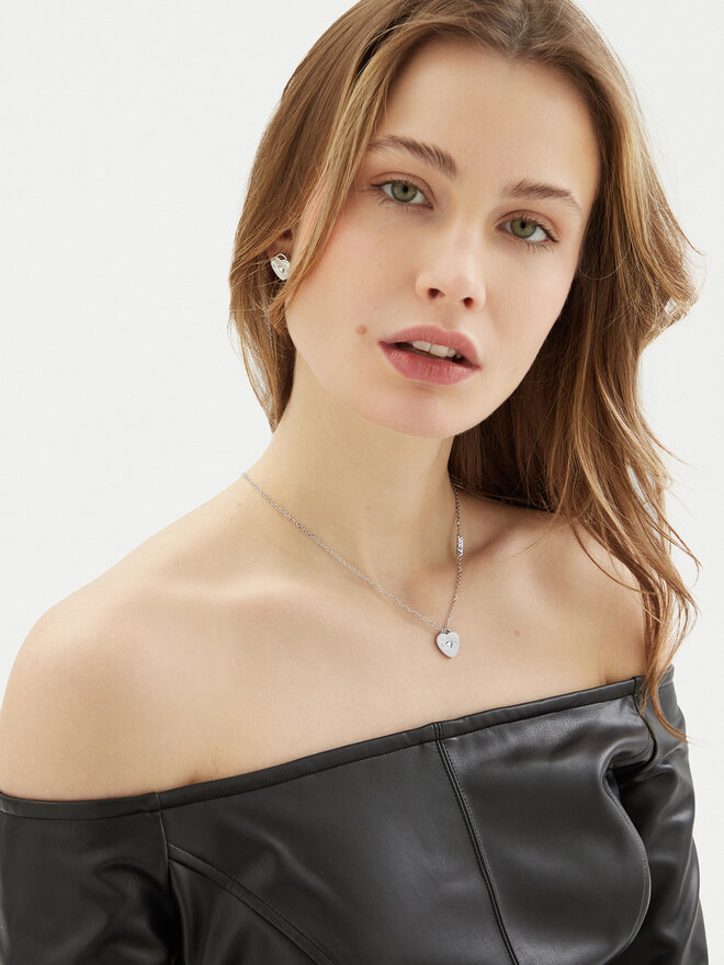 Guess Collana Guess JUBN05 056JW Argento