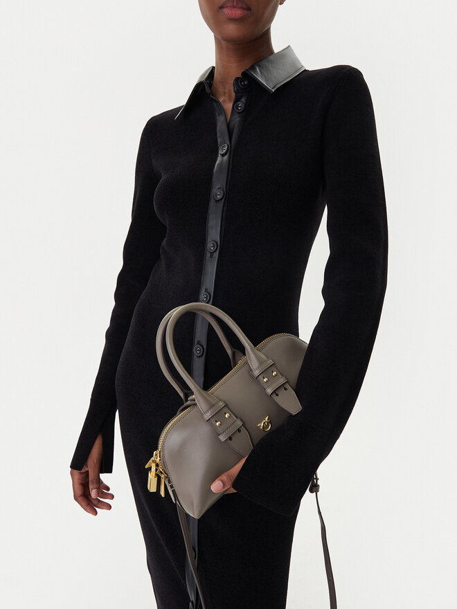 PINKO Сумка PINKO Bowling Bag Baguette AI 25-26 PLTT 105334 A0QO Сірий