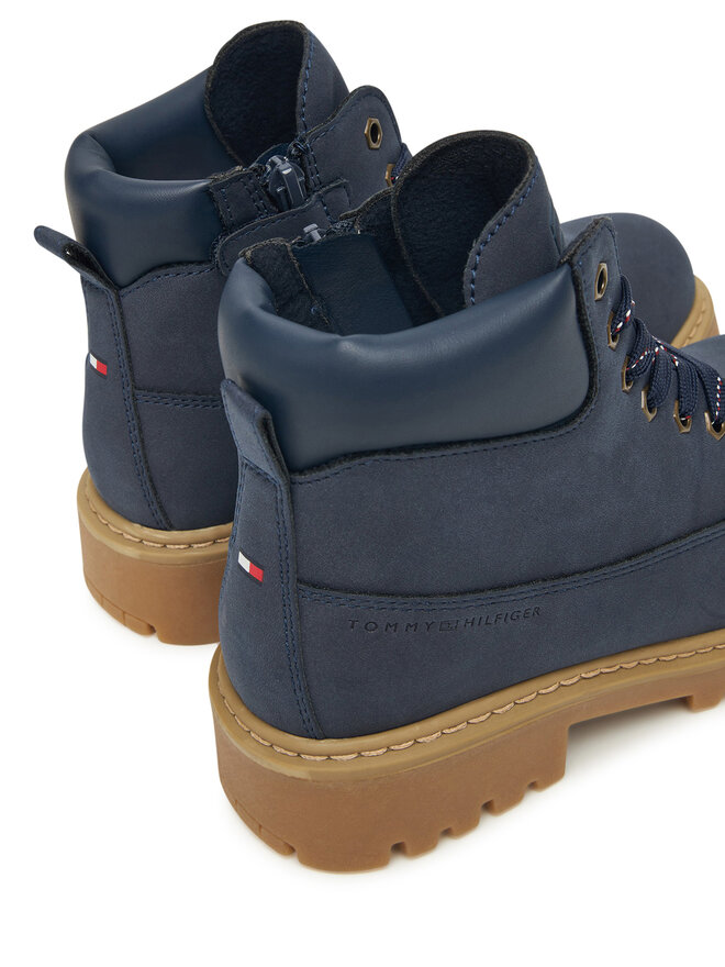 Tommy Hilfiger Schnürstiefeletten Tommy Hilfiger T3X5-34125-1269 D Dunkelblau