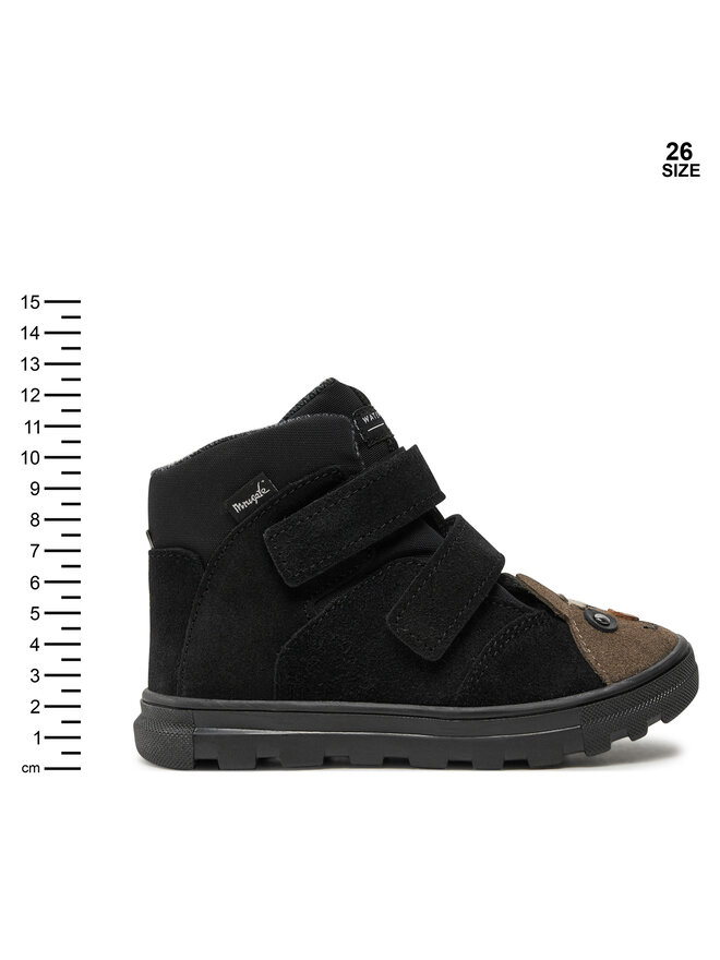 Mrugała Schnürschuhe Mrugała Andy 6280/4-99 Schwarz