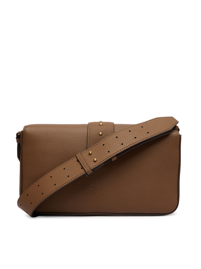 PINKO Handtasche PINKO Love One Classic Slouchy Fl PLTT 104524 A2OX Braun