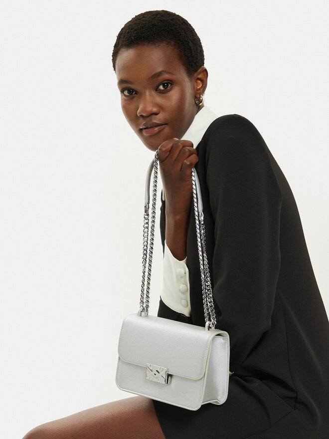 United Colors Of Benetton Handtasche United Colors Of Benetton 6HKVUY027 Silberfarben
