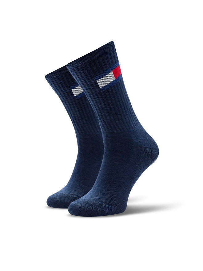 Tommy Hilfiger Set di 2 paia di calzini lunghi da bambini Tommy Hilfiger 701229940 Blu scuro