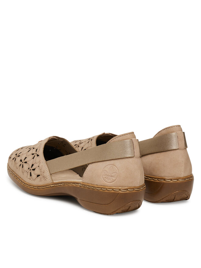 Rieker Halbschuhe Rieker 41356-60 Beige