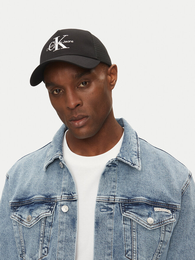 Calvin Klein Jeans Șapcă Calvin Klein Jeans Monologo LV04G5065G Negru
