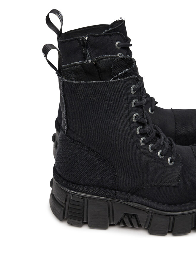 NEW ROCK Anfibi NEW ROCK M-MILI083C-RC7 Nero
