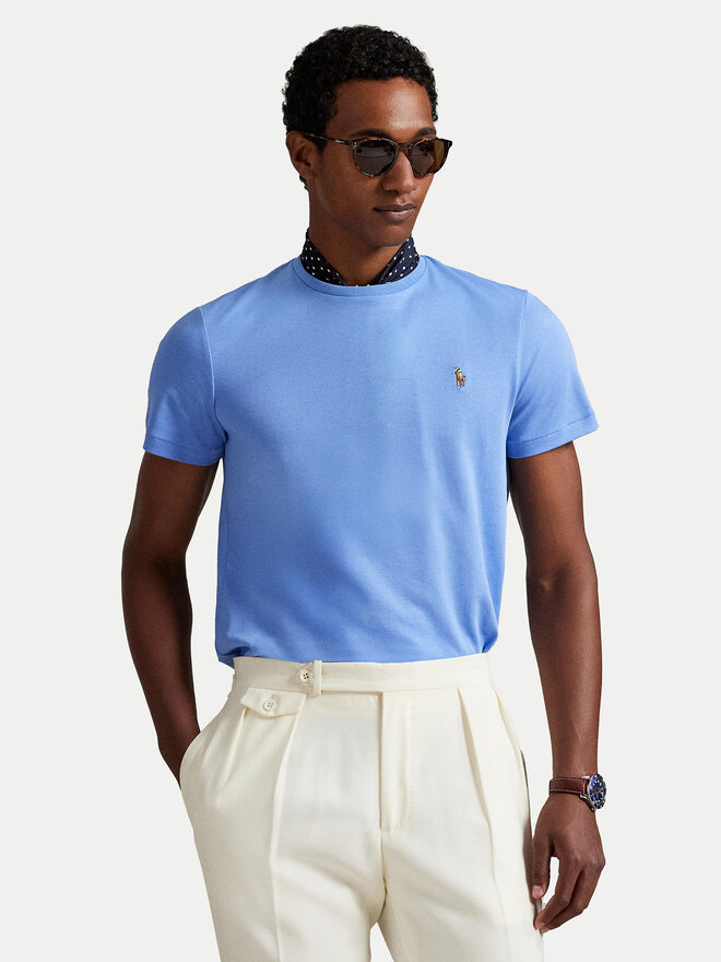 Polo Ralph Lauren Polo Ralph Lauren Camiseta 710740727101 Azul Custom Slim Fit