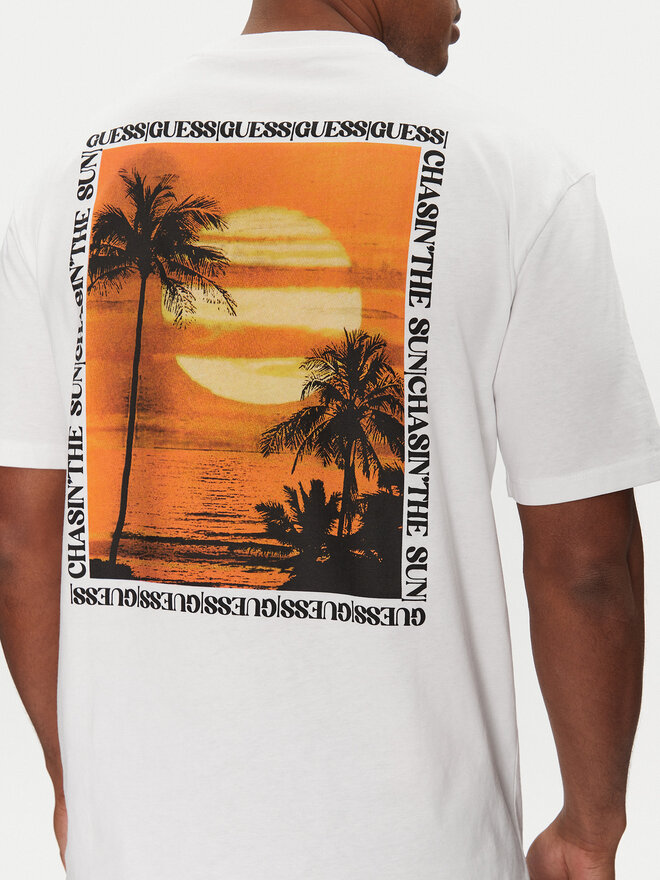 Guess Guess T-Shirt F5GI10 I3Z14 Λευκό Oversize