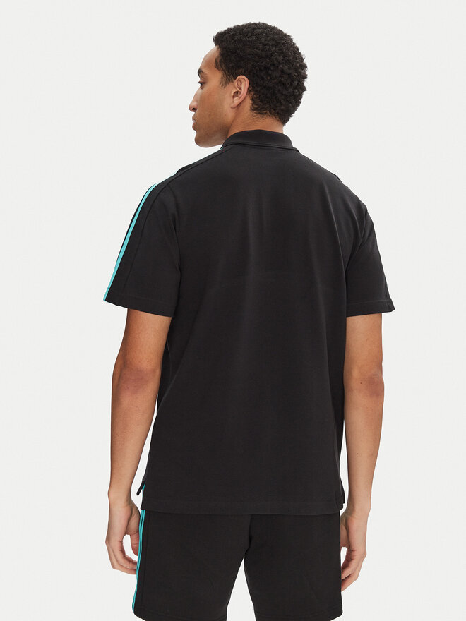 adidas adidas Polo marškinėliai Mercedes - AMG Petronas Formula One Team DNA JV5430 Juoda Regular Fit