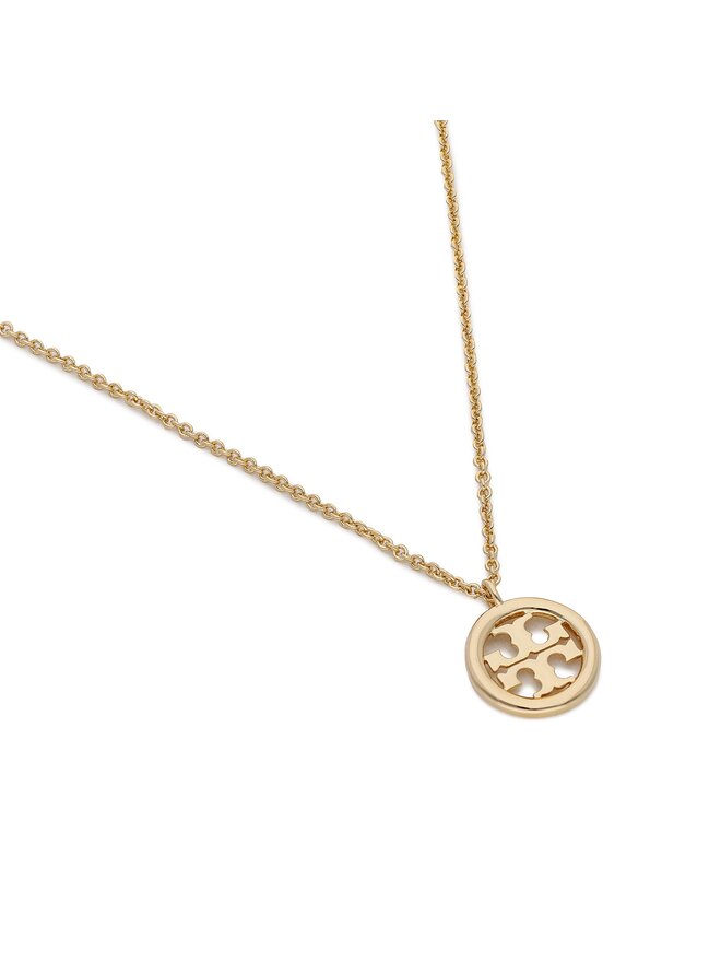 Tory Burch Kaklarota Tory Burch Miller Pendant Necklace 137185 Zelta