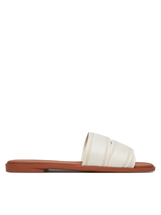 Tommy Hilfiger Šľapky Tommy Hilfiger Webbing Mule FW0FW08421 Biela
