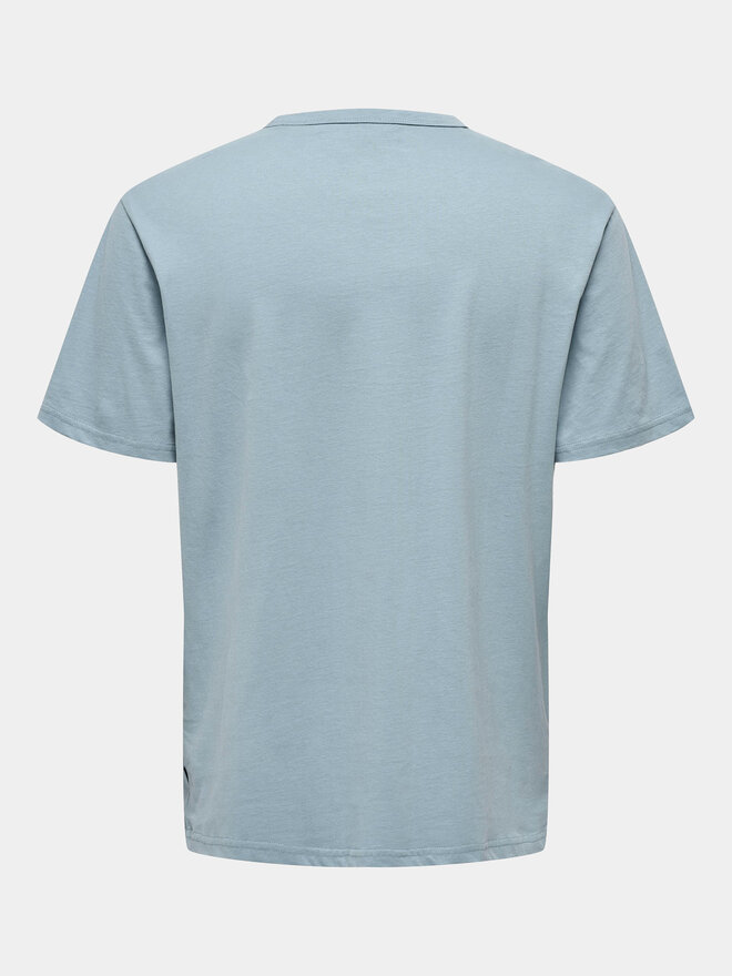 Only & Sons Only & Sons T-shirt Smart 22026726 Plava Regular Fit