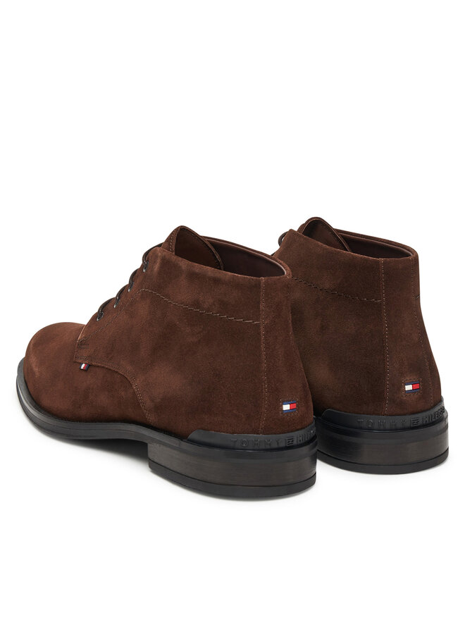 Tommy Hilfiger Kotníková obuv Tommy Hilfiger Corporate FM0FM05579 Hnědá