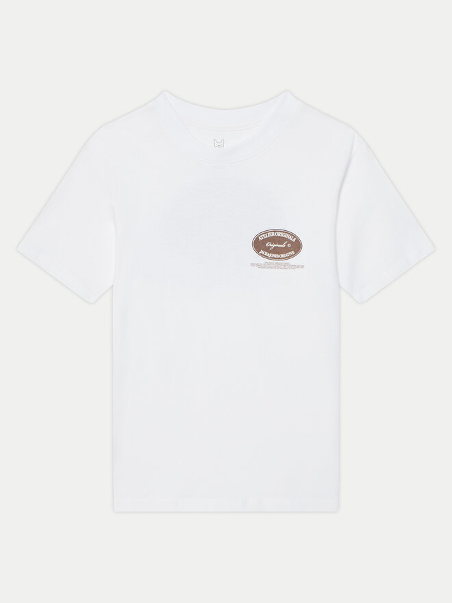 Jack&Jones Junior Jack&Jones Junior T-Shirt 12274895 Weiß Relaxed Fit