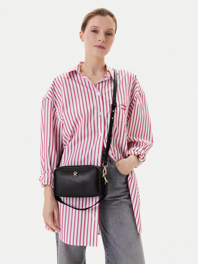 Tommy Hilfiger Kabelka Tommy Hilfiger AW0AW16894 Černá