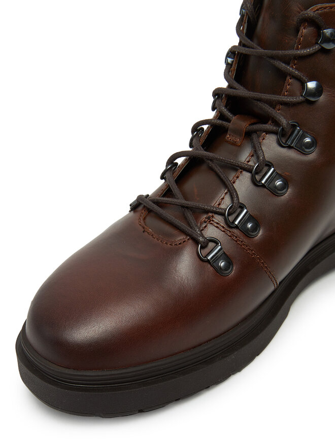 Geox Schnürschuhe Geox Calaita E U46HBH 000FF C6003 Braun