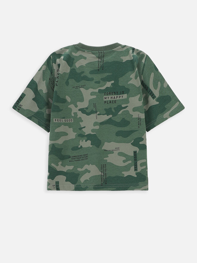 Coccodrillo Coccodrillo Camiseta WC4143203NAK Verde Regular Fit