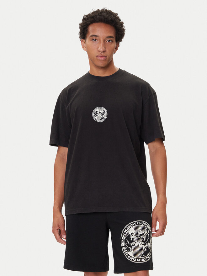 HUGO HUGO Camiseta Dwresto 50542366 Negro Regular Fit