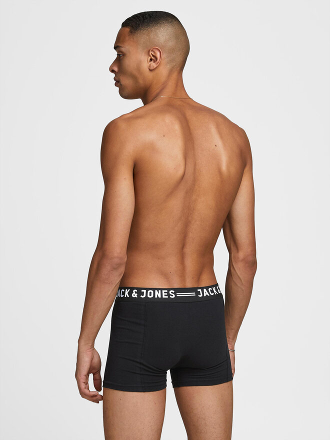 Jack&Jones Jack&Jones Σετ μποξεράκια 3 τμχ Sense 12081832 Μαύρο
