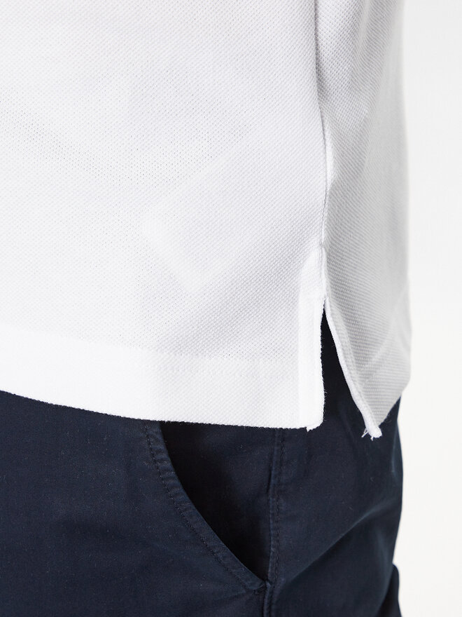 Tommy Hilfiger Tommy Hilfiger Polo marškinėliai 1985 MW0MW30750 Balta Slim Fit