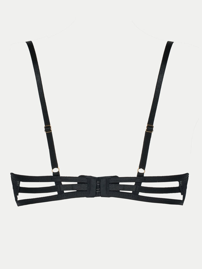 Hunkemöller Hunkemöller Liemenėlė su lankeliais Cierra 300352 Juoda
