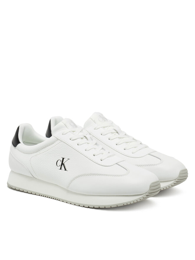 Calvin Klein Jeans Sneakersy Calvin Klein Jeans Runner Laceup Tc YM0YM01187 Biały