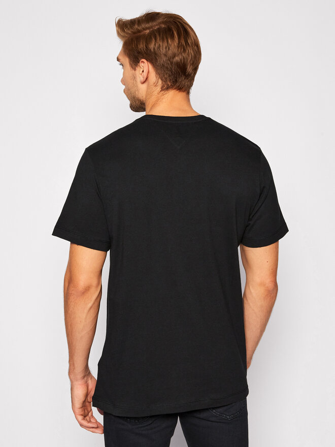 Tommy Jeans Tommy Jeans Marškinėliai Tjm Classic DM0DM09598 Juoda Regular Fit